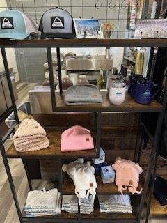 town of mammoth logo wear dispay 