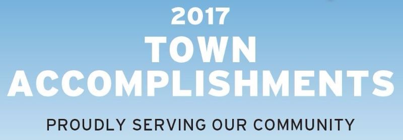 2017 Town Accomplishments